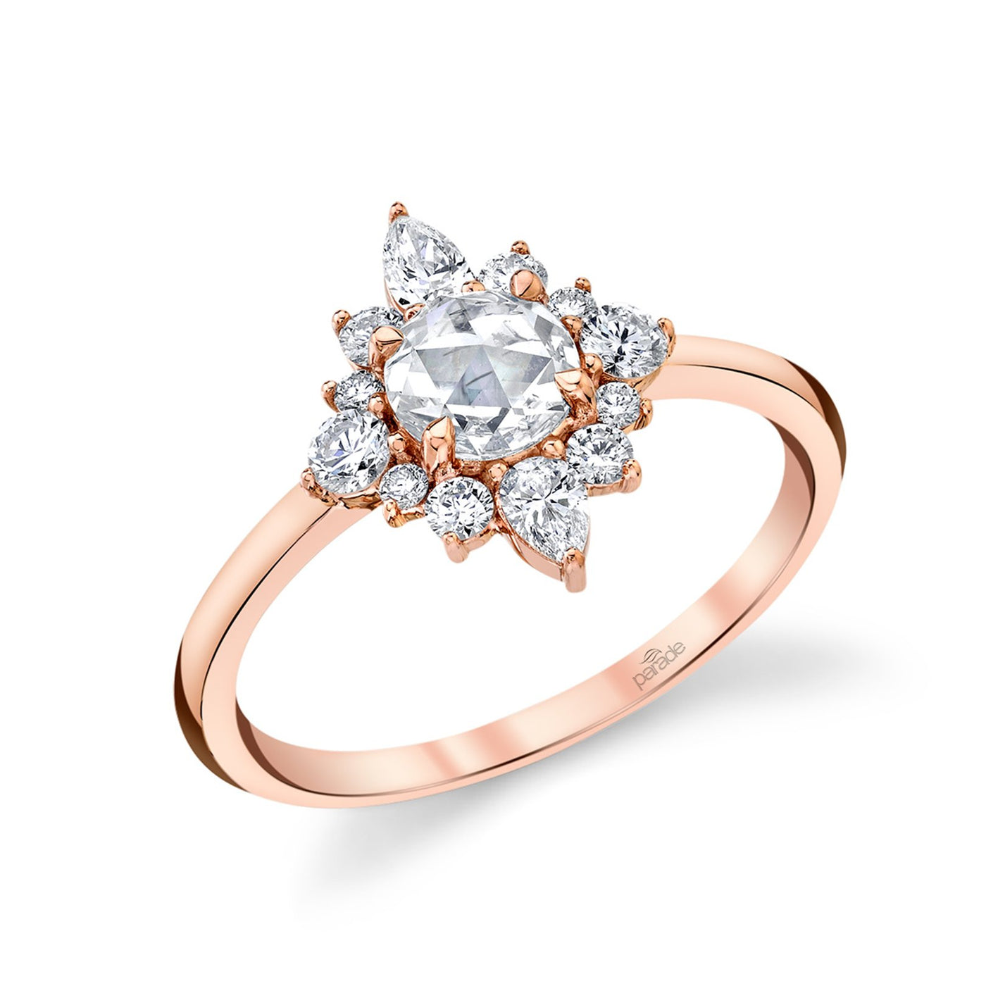 0.43 ctw Diamond Halo Engagement Ring