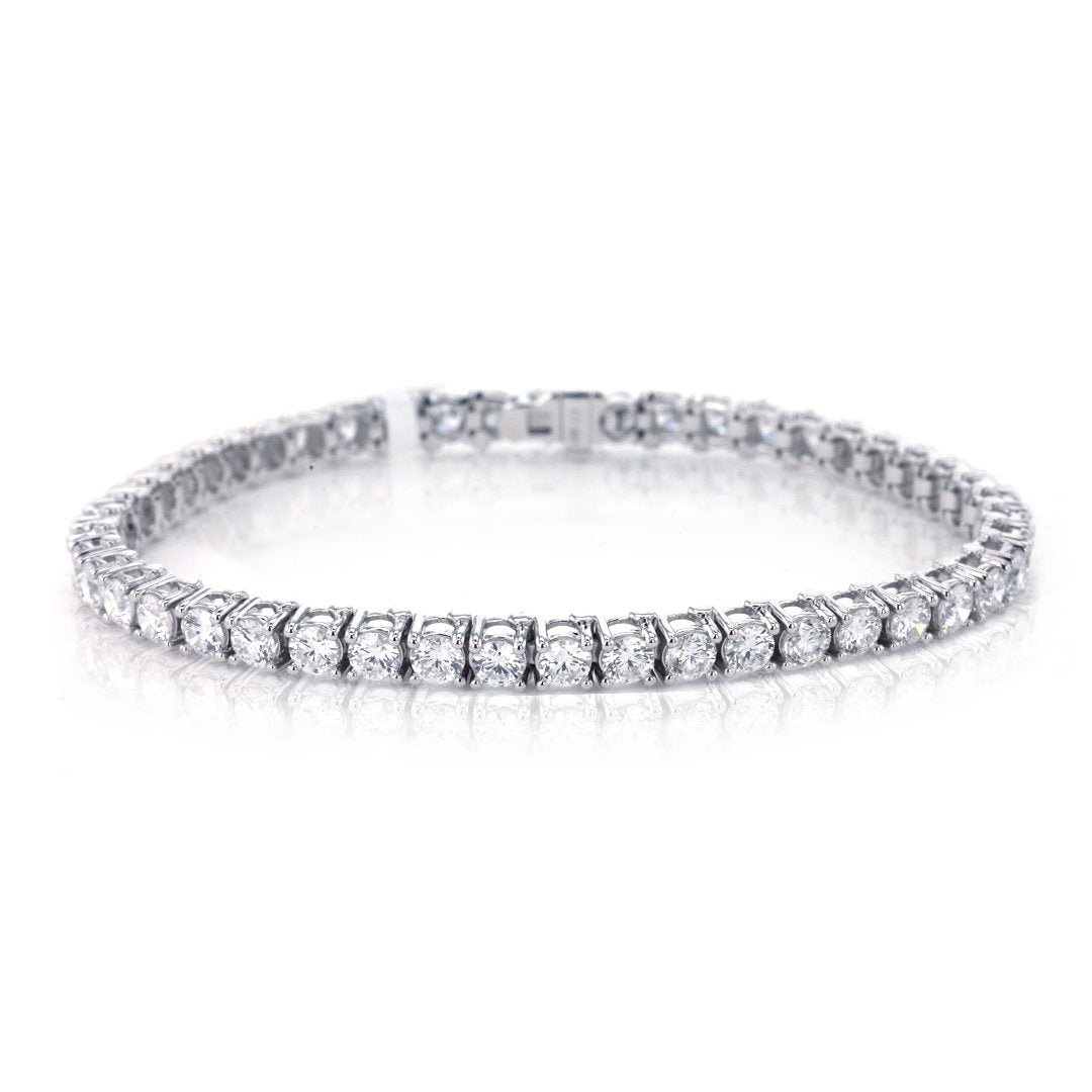 6.50ctw Lab-Grown Diamond Tennis Bracelet