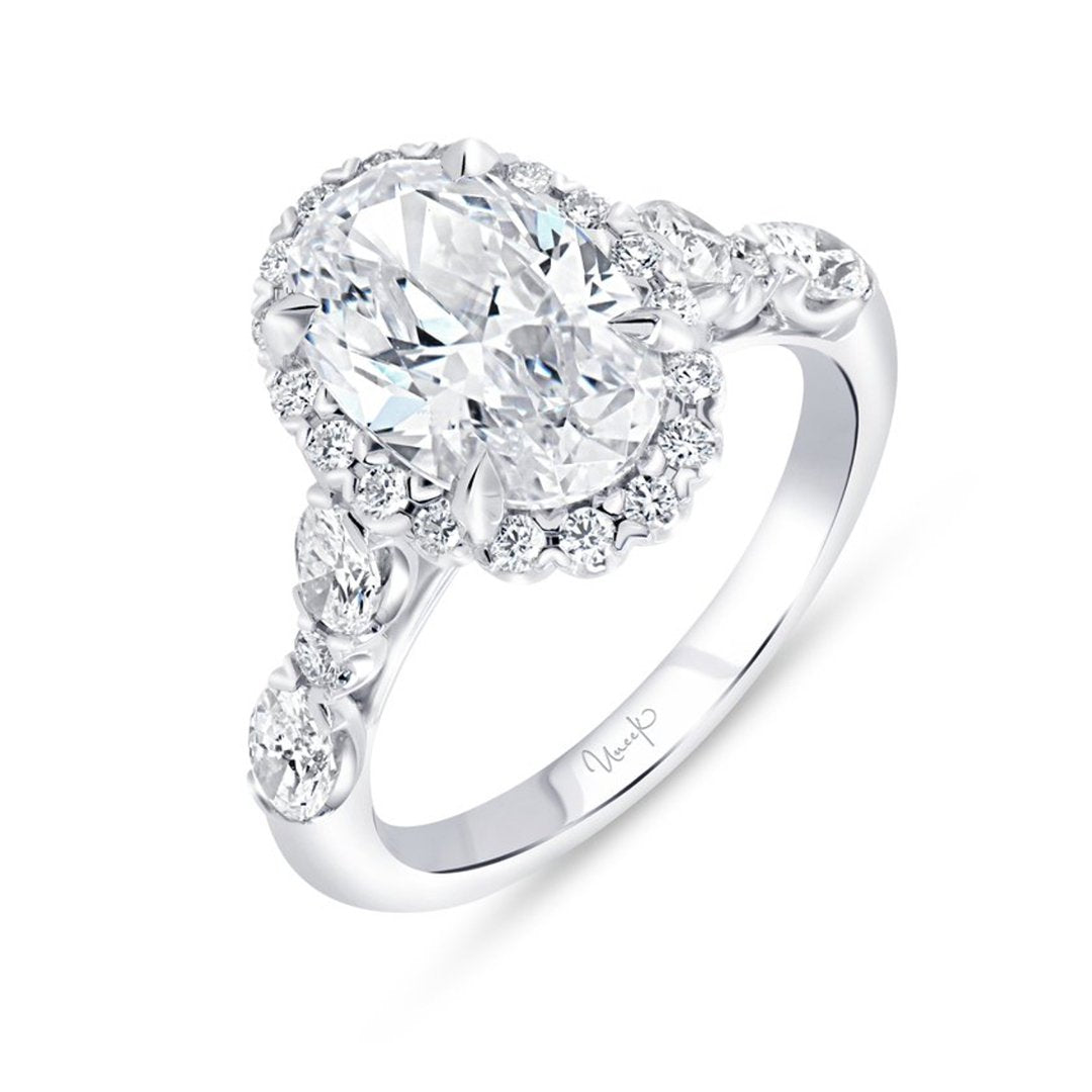 1.04 ctw Diamond Hidden Halo Engagement Ring
