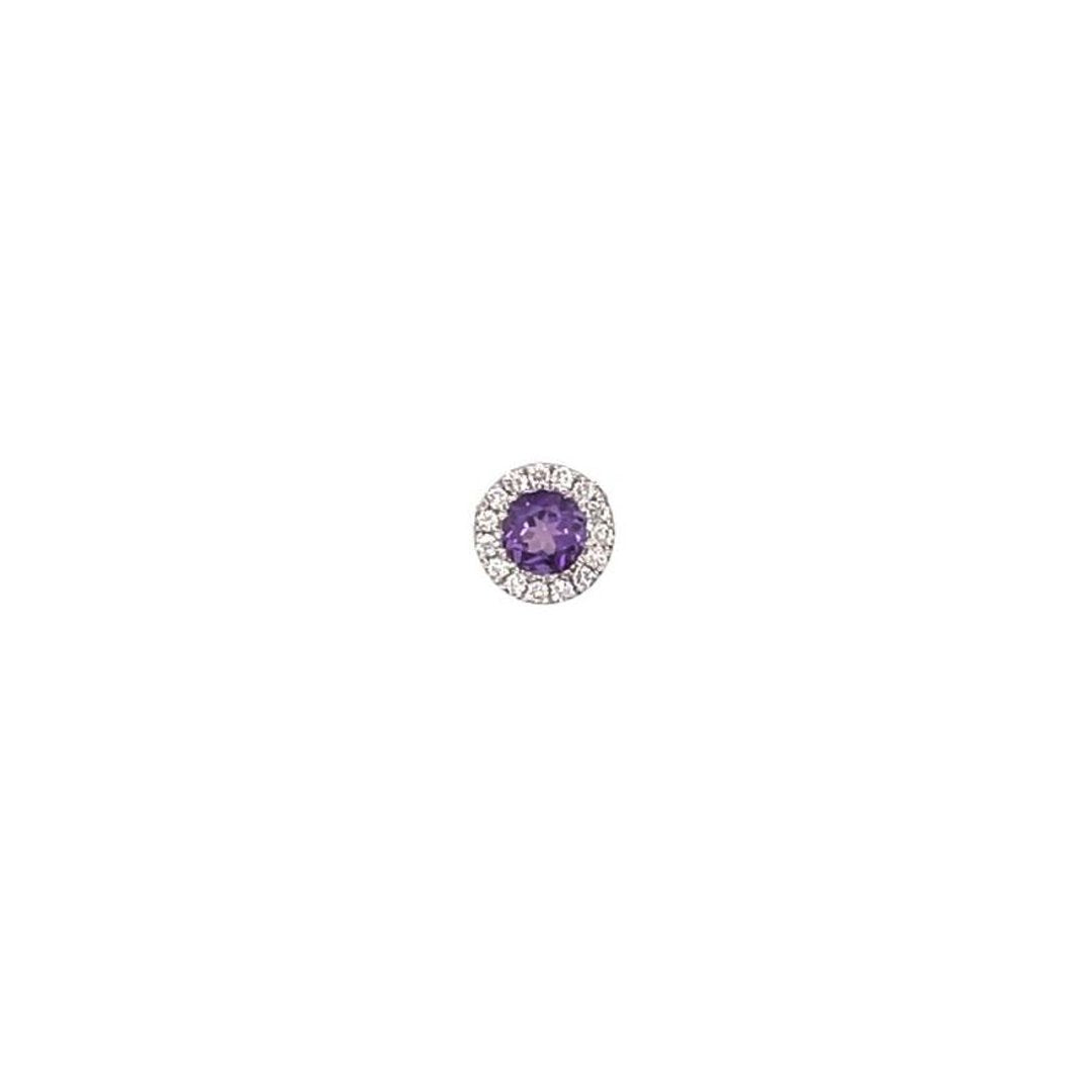 Alexandrite & Diamond Slide Pendant