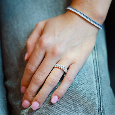 1.90 ctw Diamond 2-Row  Band