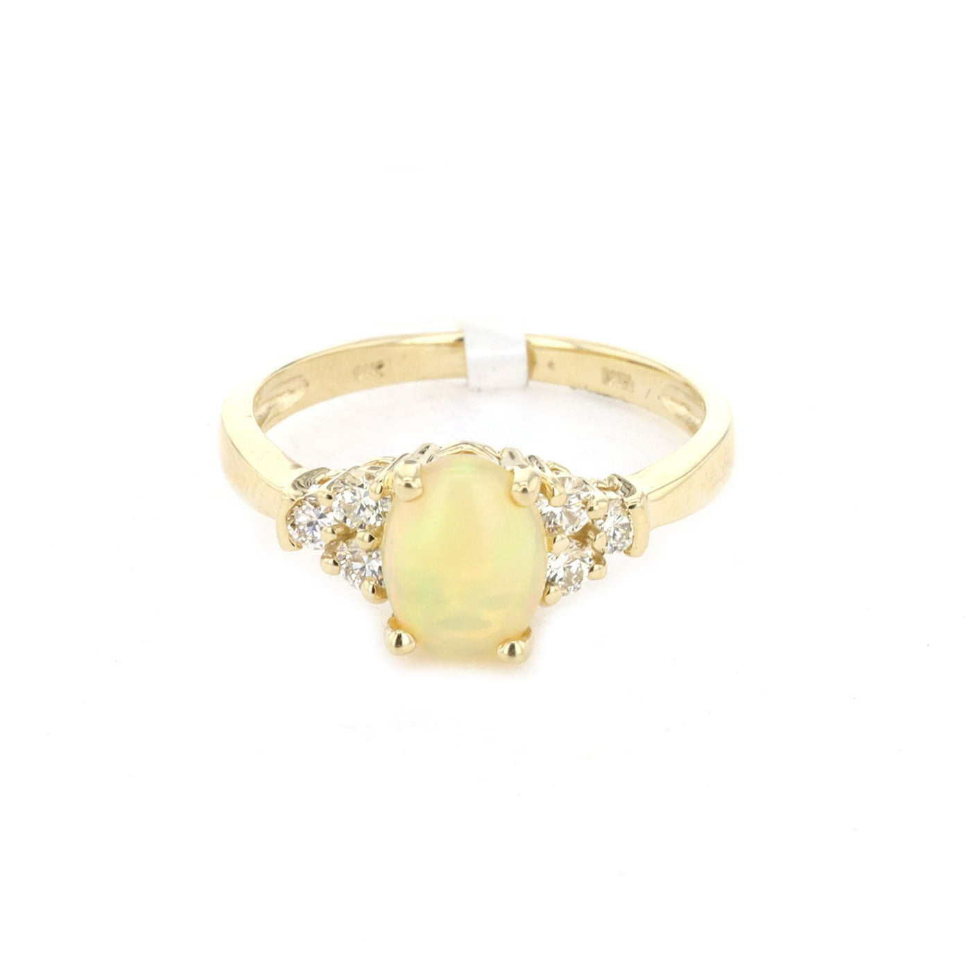 Opal & Diamond Ring