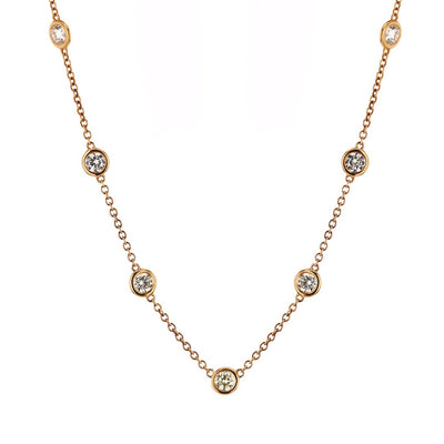6.07 ctw Diamonds By The Yard Necklace