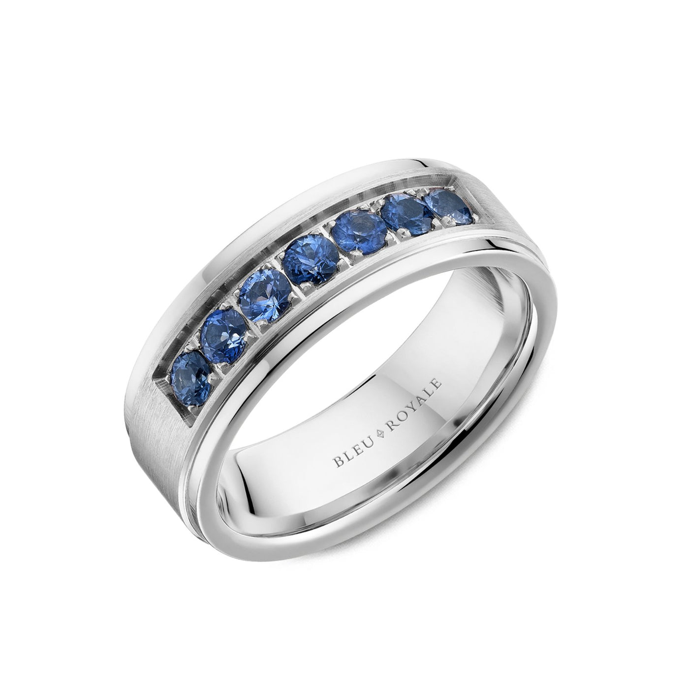 7.5MM Blue Sapphire Band