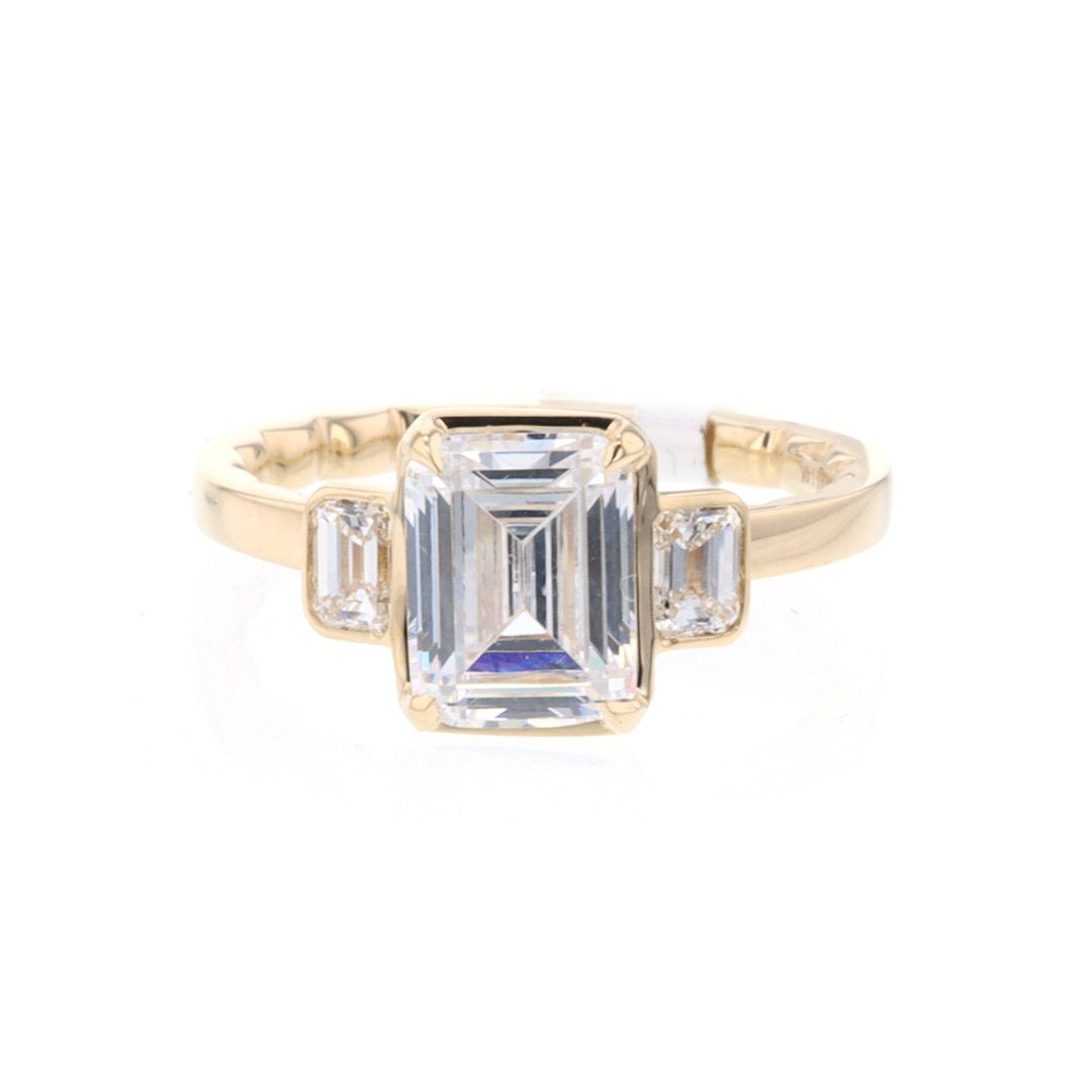0.40 ctw Diamond Three-Stone Engagement Ring