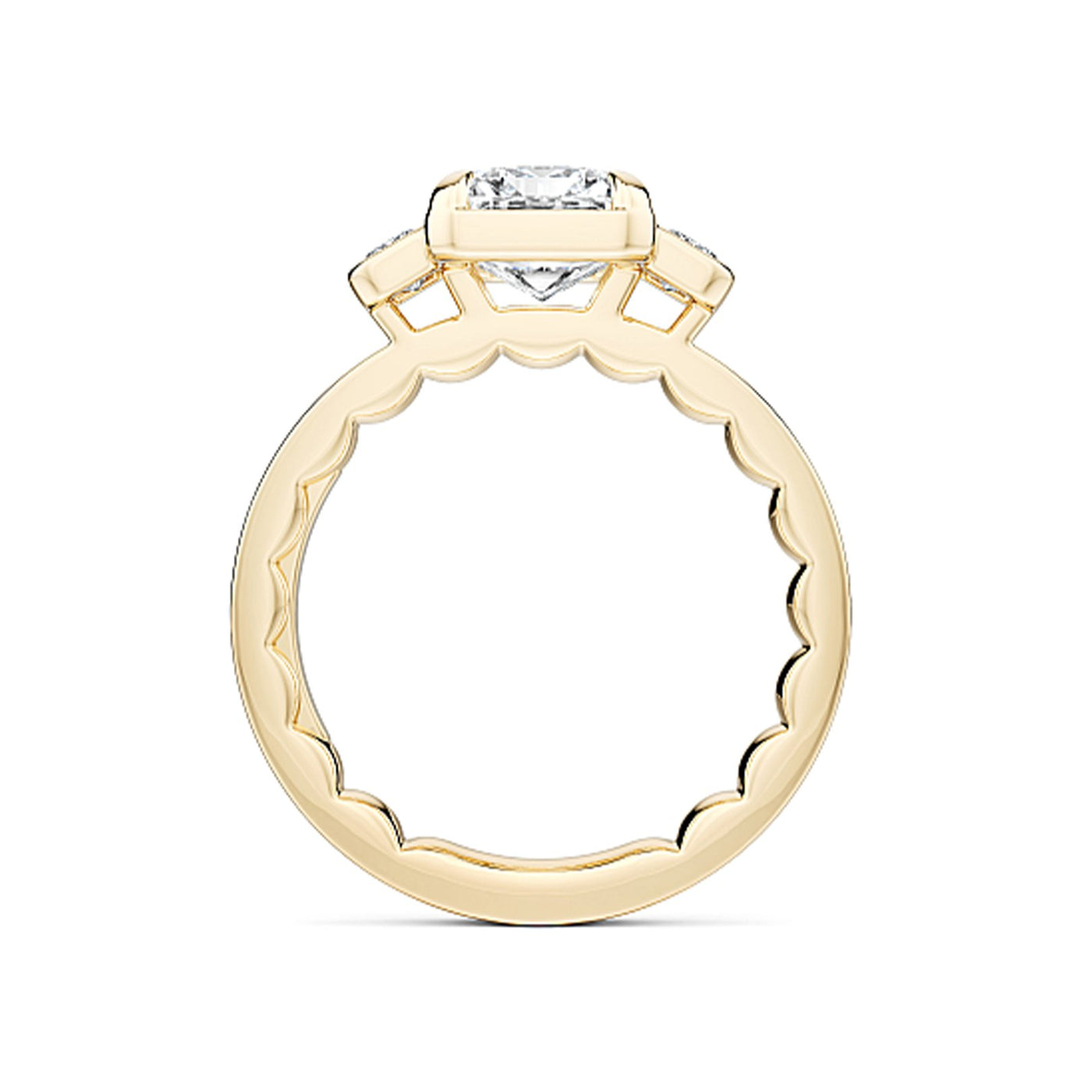 0.40 ctw Diamond Three-Stone Engagement Ring
