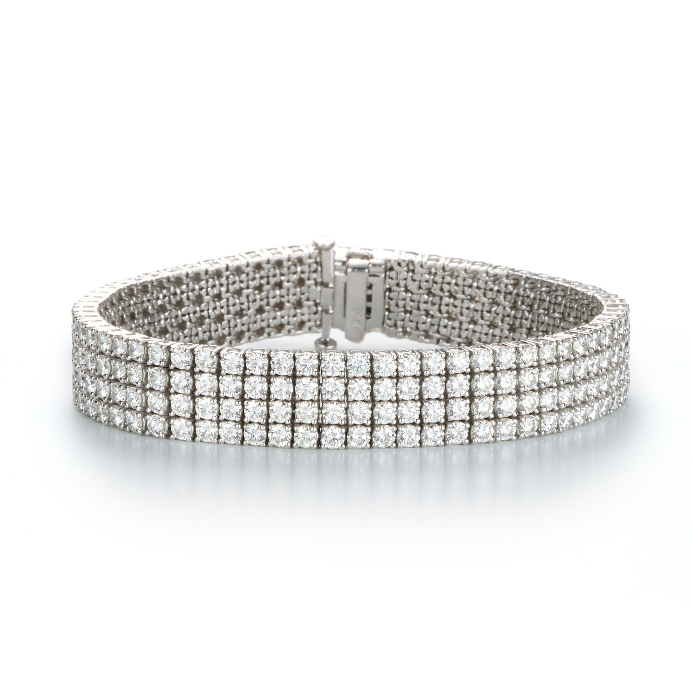 16.52 ctw Diamond 4-Row Bracelet
