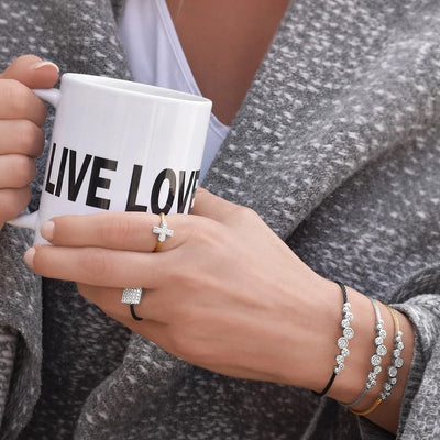 0.28 ctw Diamond Bangle Cable Bracelet