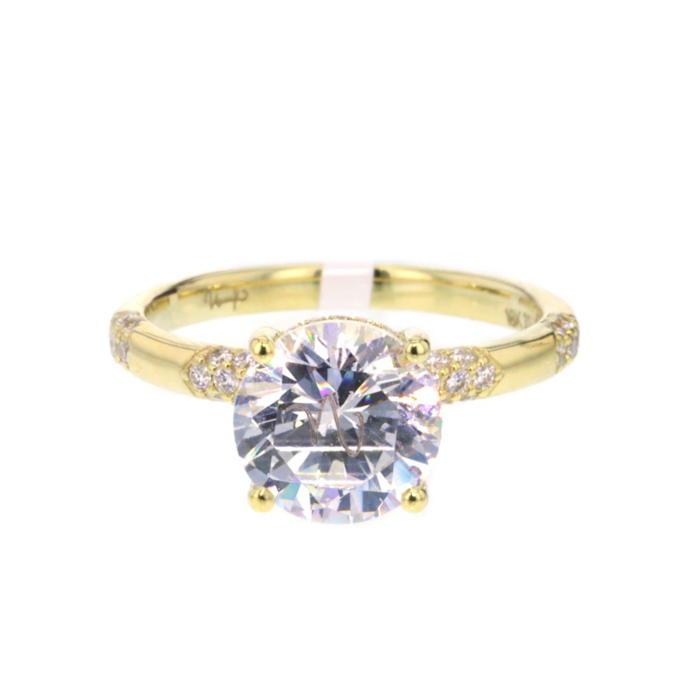 0.28 ctw Diamond Hidden Halo Engagement Ring