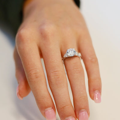 0.48 ctw Diamond Solitaire Engagement Ring