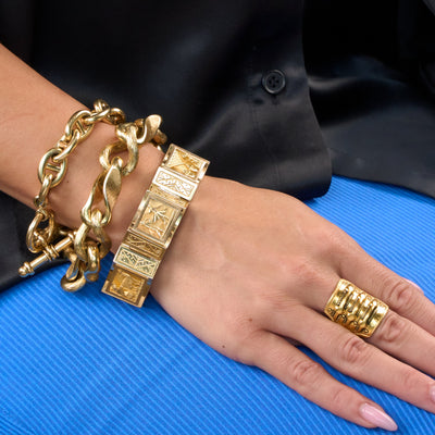 Five Panel Peruvian Bracelet