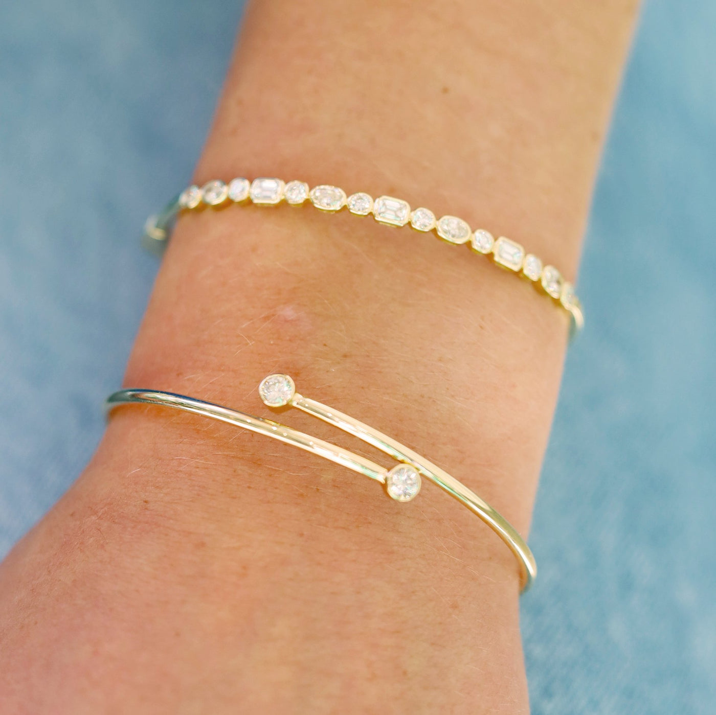0.45ctw Diamond Bangle Bracelet