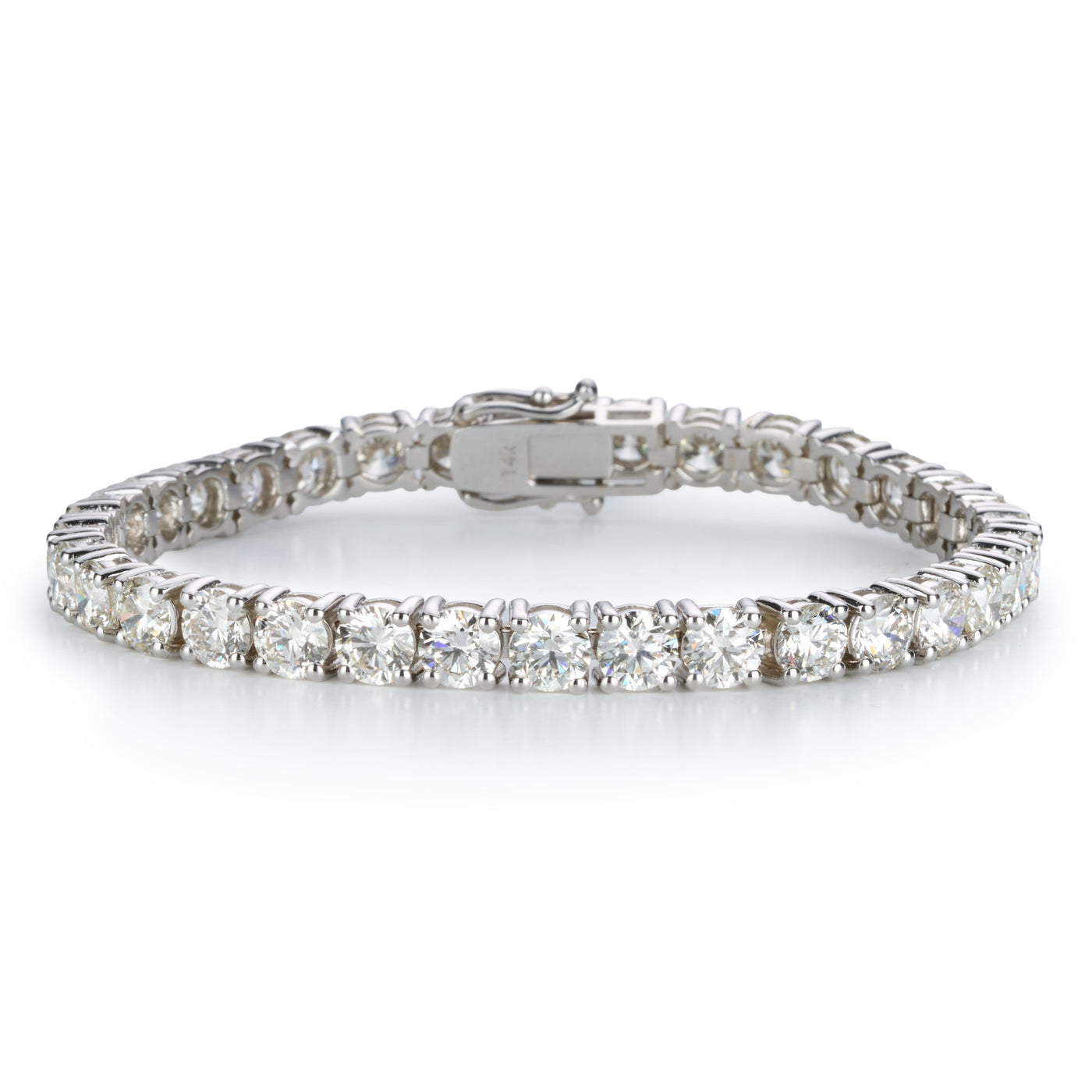 17.10ctw Diamond Tennis Bracelet
