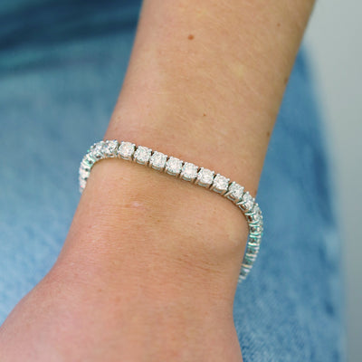 17.10ctw Diamond Tennis Bracelet