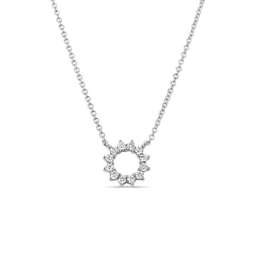 18" 1.50 ctw Diamond Stationary Pendant Necklace