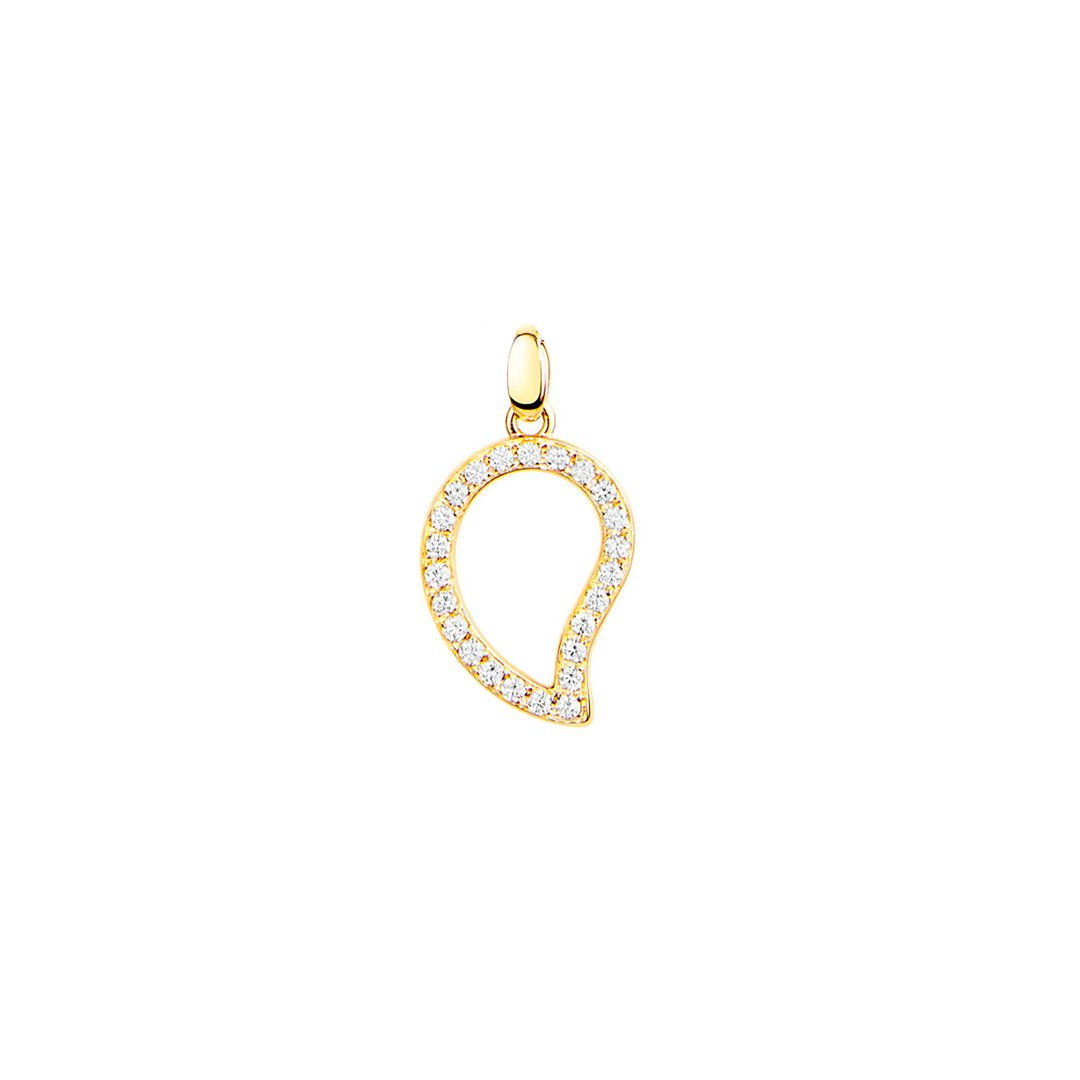 0.51 ctw Diamond Signature Leaf Pendant