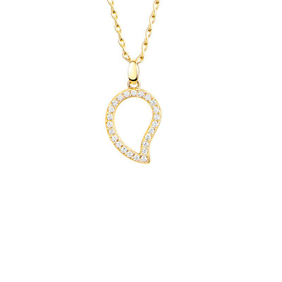 0.51 ctw Diamond Signature Leaf Pendant