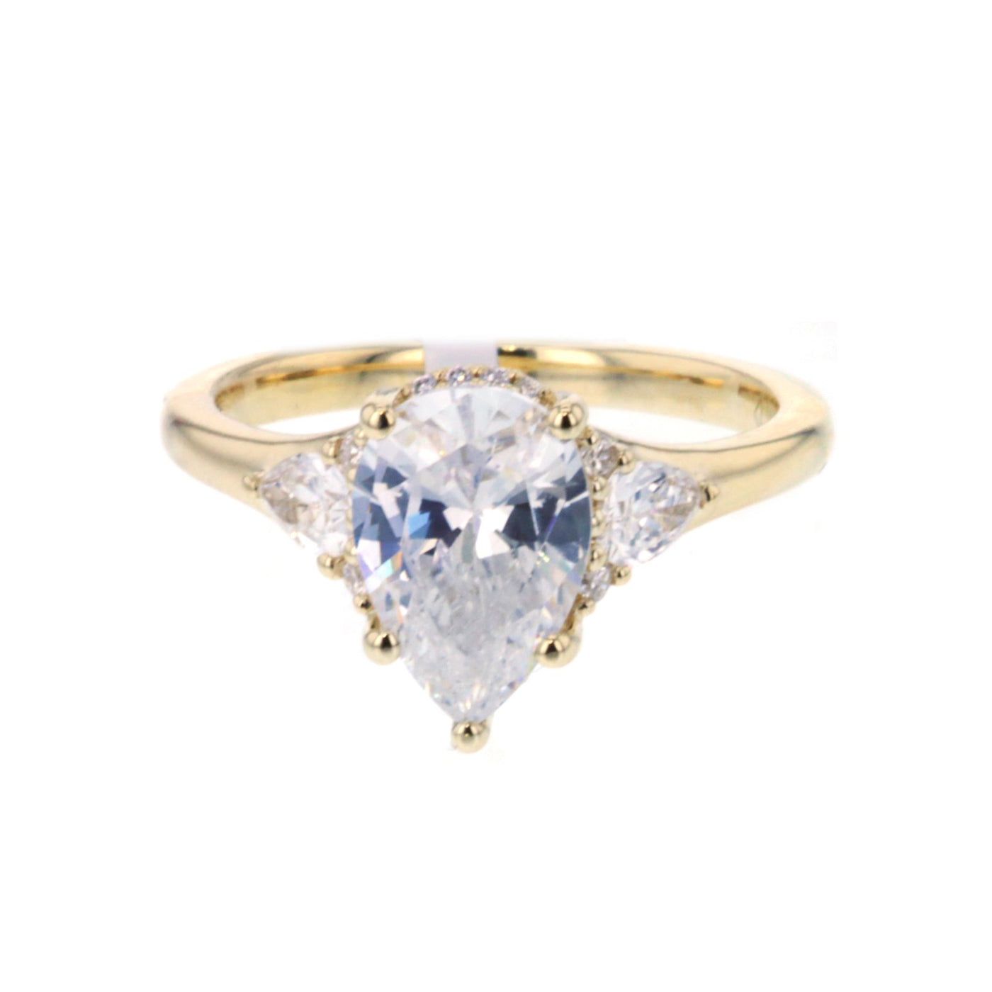 0.44 ctw Diamond Hidden Halo Engagement Ring