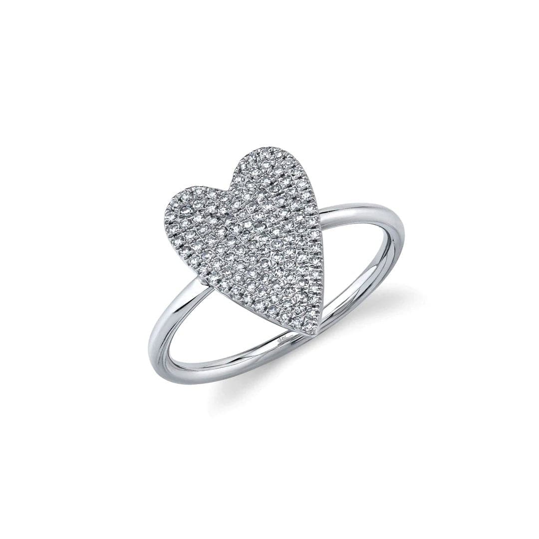 0.26 ctw Diamond Heart Ring