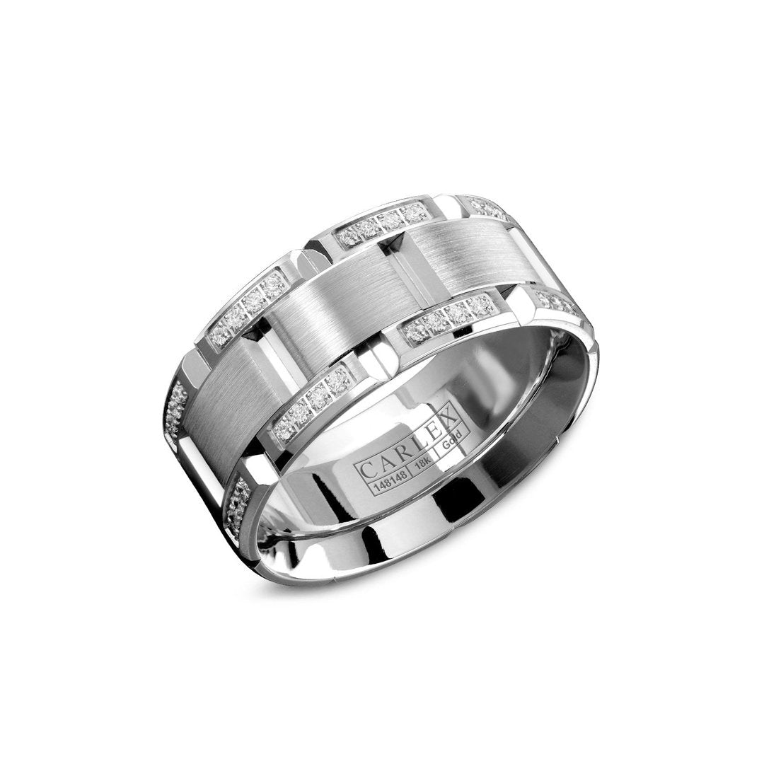 9.5MM 0.32 ctw Diamond Band