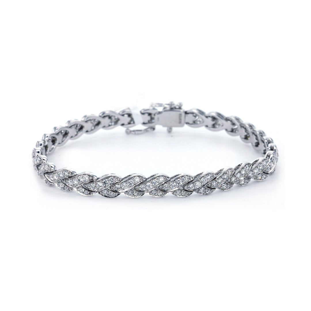 2.75 ctw Diamond Braided Bracelet