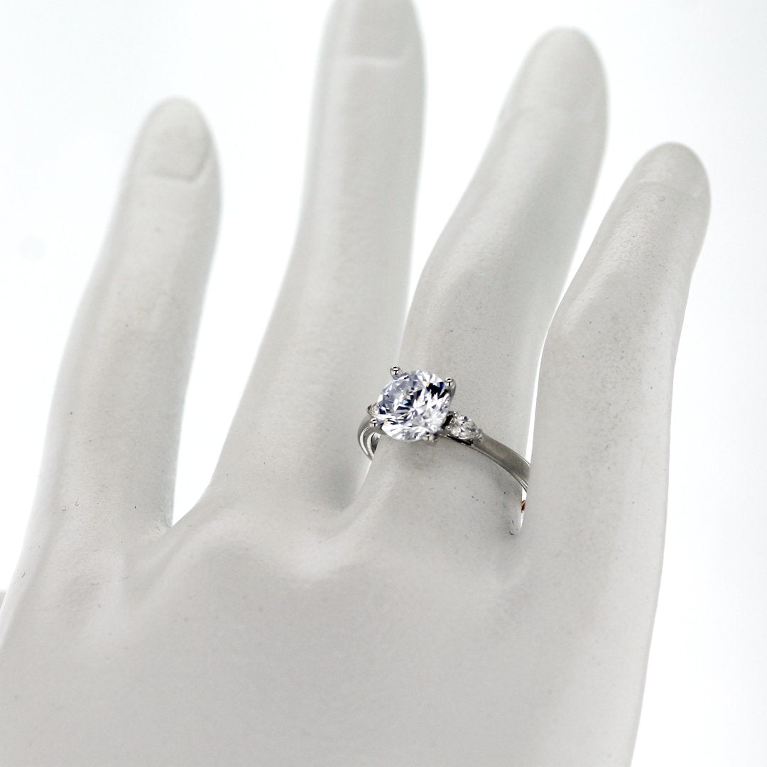 0.14 ctw Diamond Three-Stone Engagement Ring