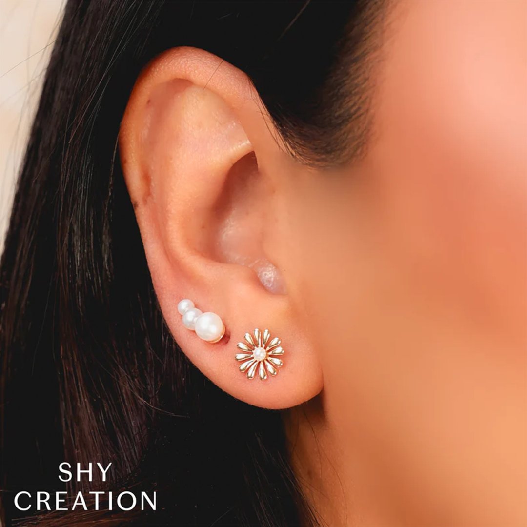 Pearl Stud Earrings