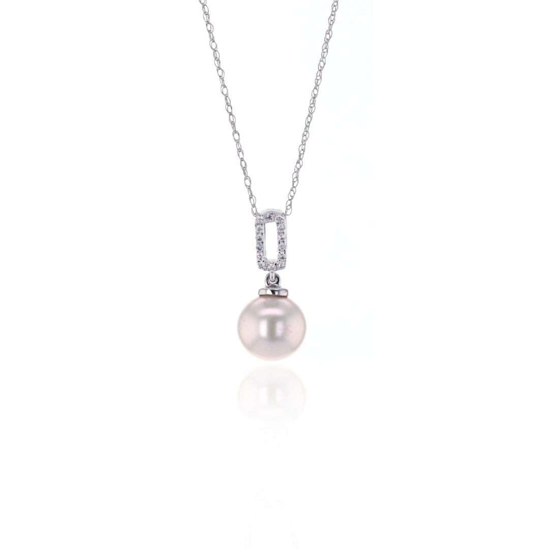 Pearl & Diamond Necklace