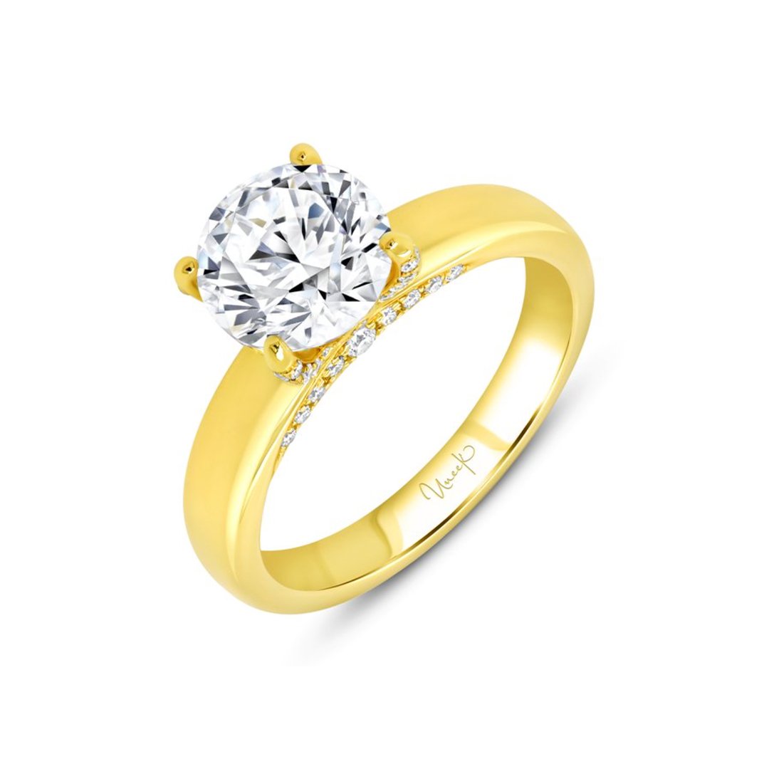 0.25 ctw Diamond Hidden Halo Engagement Ring