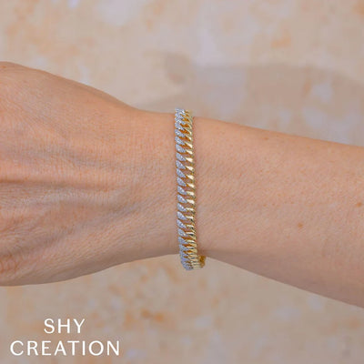 0.88 ctw Diamond Link Bracelet