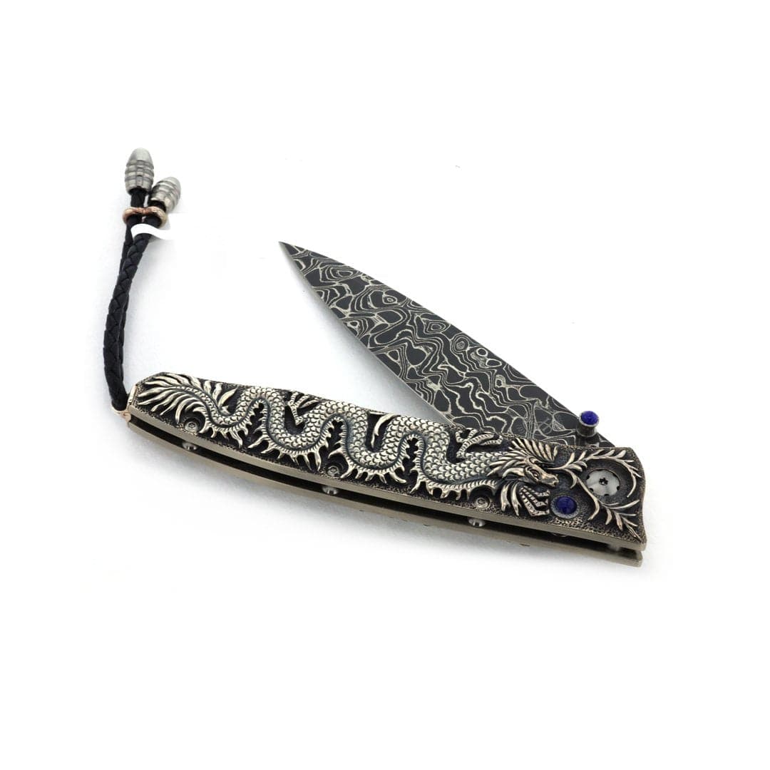Dragon Damascus Pocket Knife