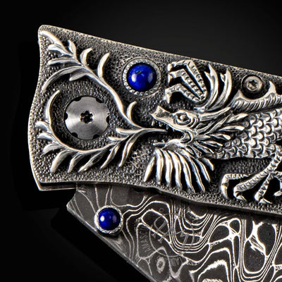 Damascus Pocket Knife