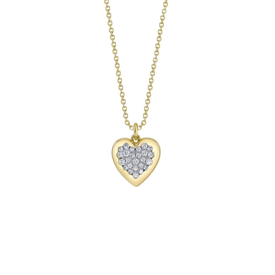 0.26 ctw Diamond Heart Necklace