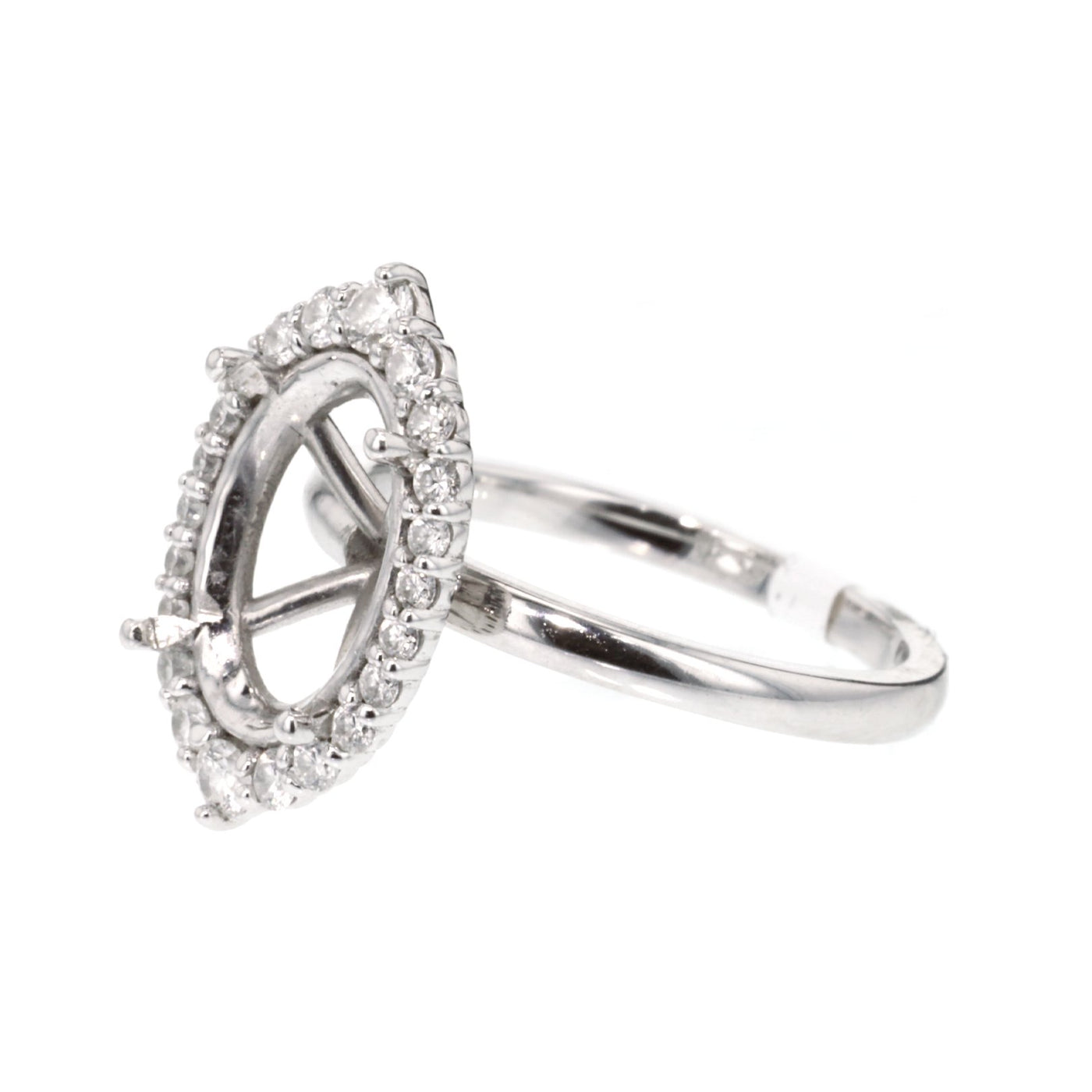 0.33 ctw Diamond Halo Engagement Ring