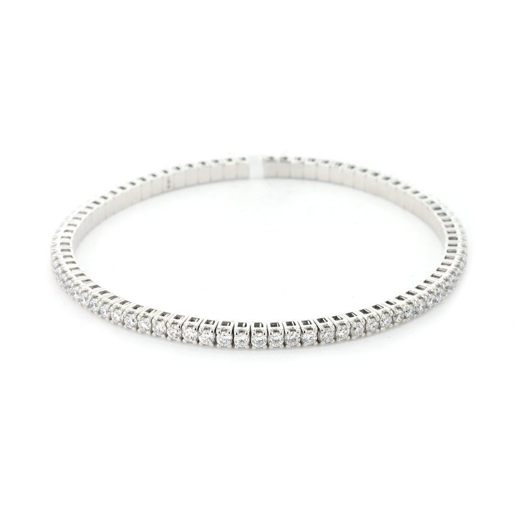 3.00 ctw Lab-Grown Diamond Stretch Bracelet
