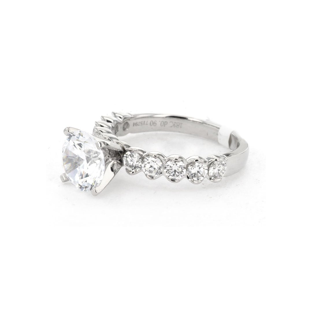0.90 ctw Diamond SOlitaire Engagement Ring