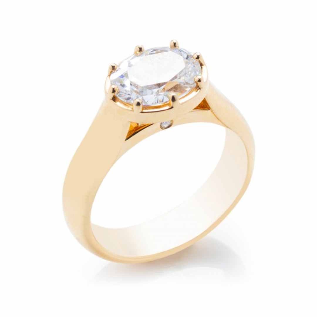0.02 Diamond Solitaire Engagement Ring