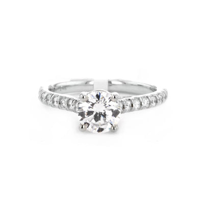 0.32 ctw Diamond Solitaire Engagement Ring