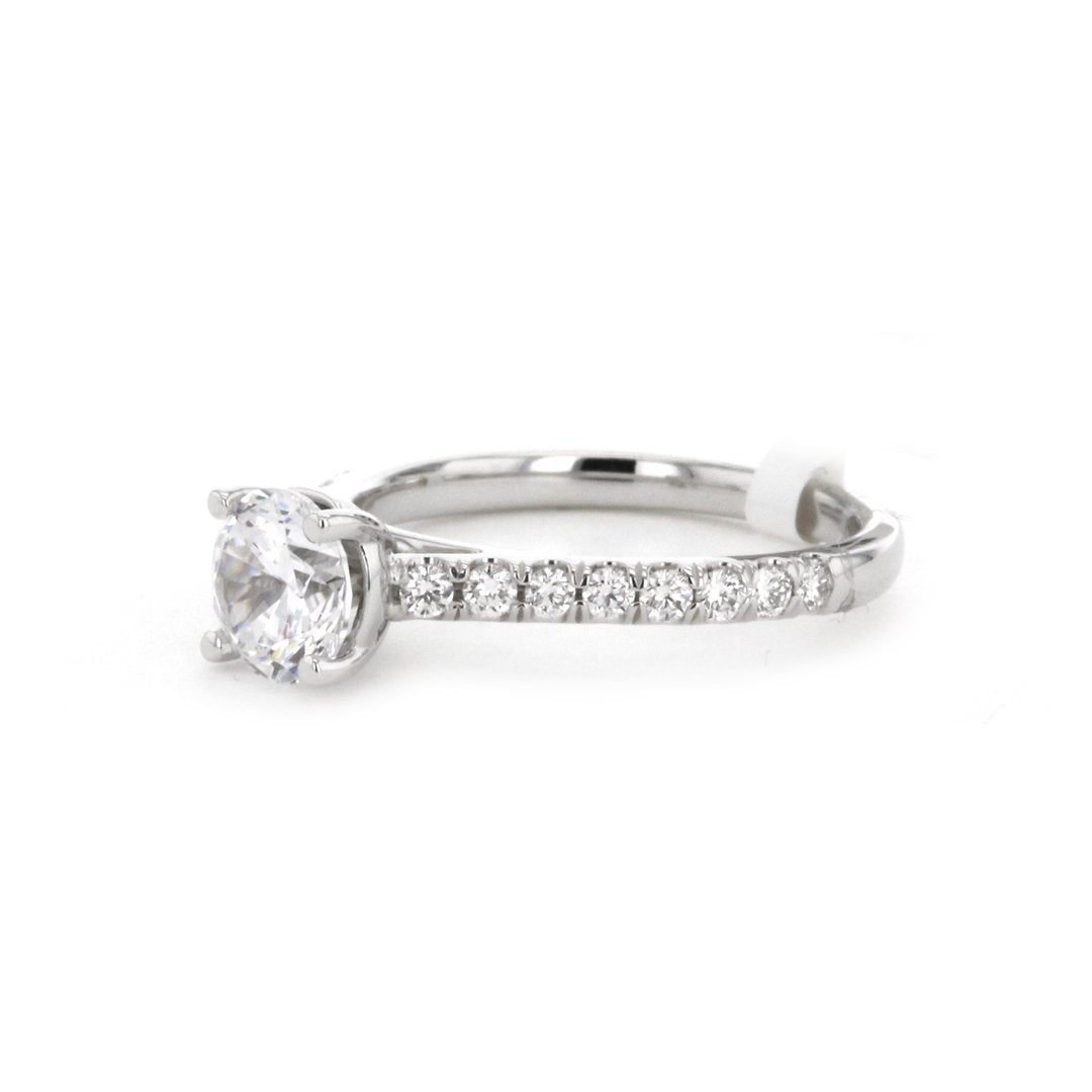 0.32 ctw Diamond Solitaire Engagement Ring