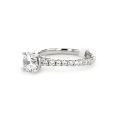 0.32 ctw Diamond Solitaire Engagement Ring
