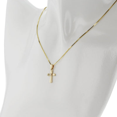 0.03 ctw Diamond Cross Pendant