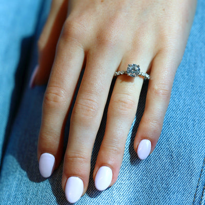 0.40 ctw Diamond Solitaire Engagement Ring