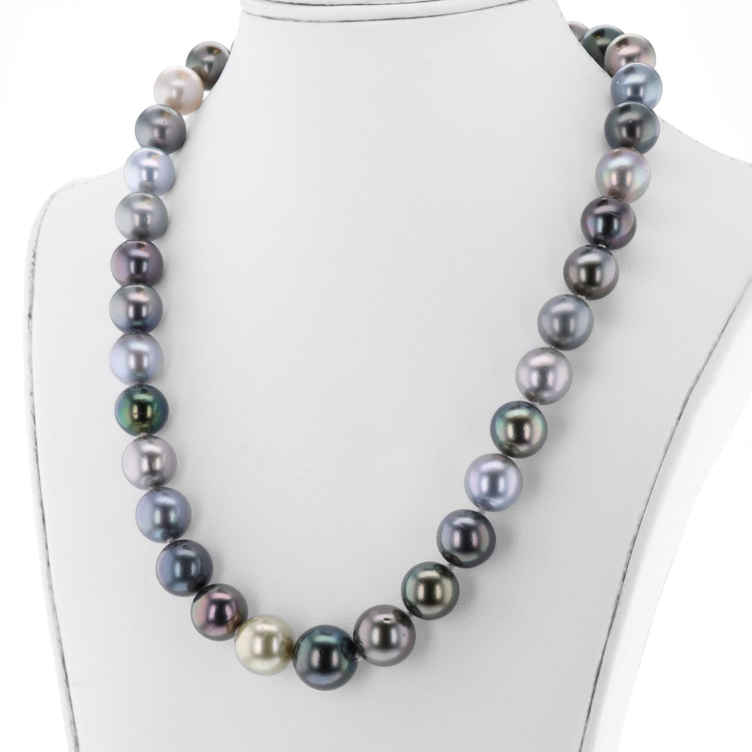 18" 11.1-13.4MM Multicolor Pearl Strand