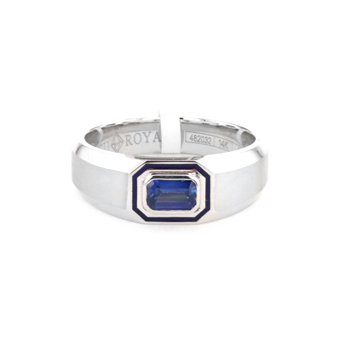Blue Sapphire Band