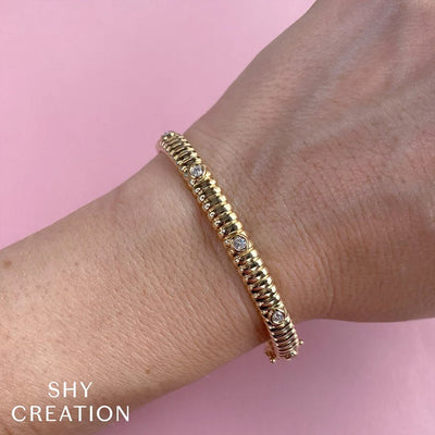 Diamond Bangle Bracelet
