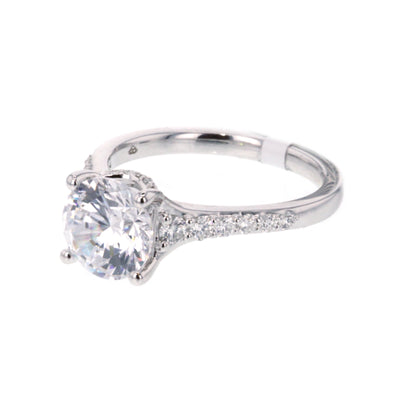 0.33 ctw Diamond Solitaire Engagement Ring