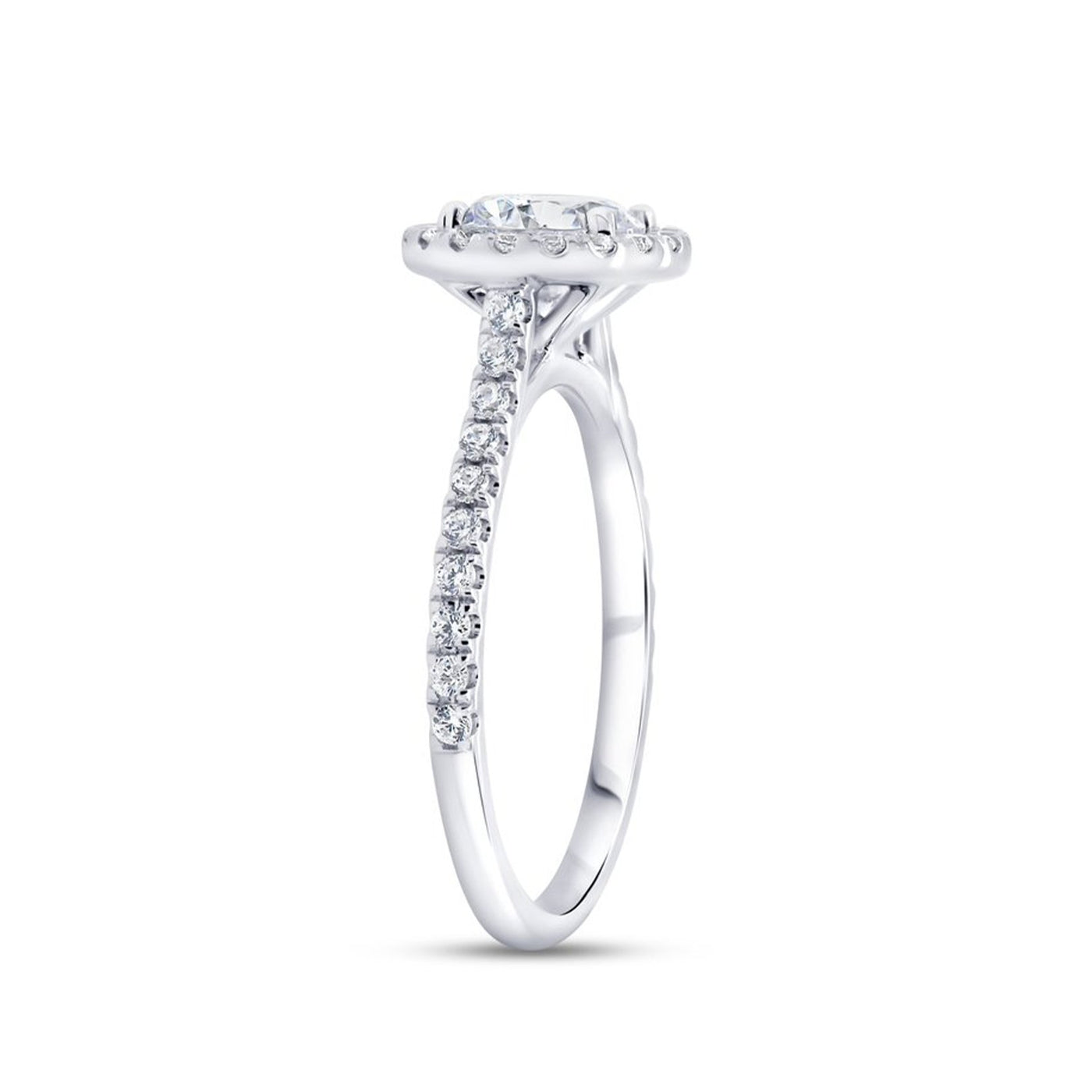 0.40 ctw Diamond Halo Engagement Ring