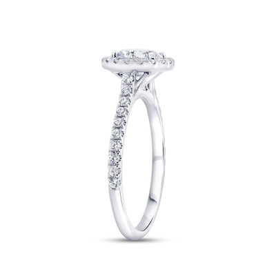 0.40 ctw Diamond Halo Engagement Ring