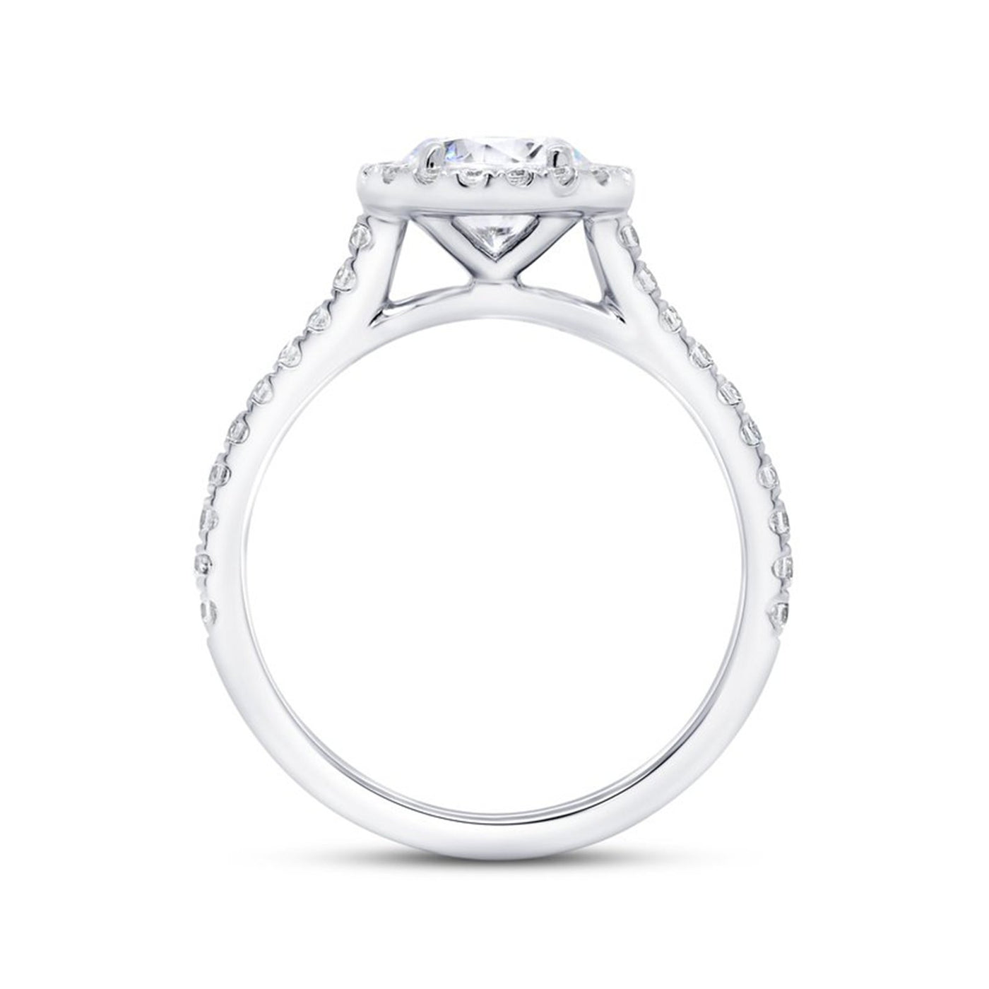 0.40 ctw Diamond Halo Engagement Ring