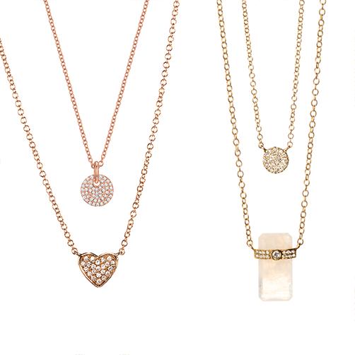 0.07 ctw Diamond Heart Necklace
